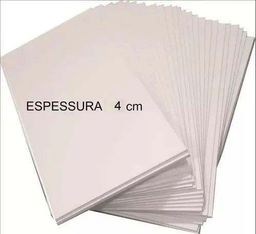 Placa Isopor 100x50x4Cm Com 30 Unidades Para Forro, Parede e Acabamento