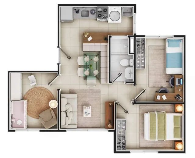 Realize Ajuricaba, apartamentos de 3 dormitórios - Foto 3