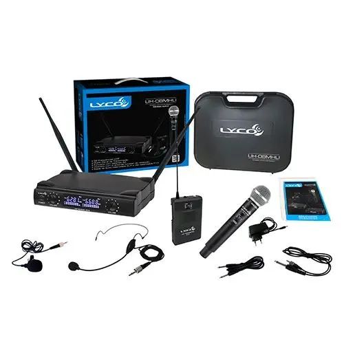 Microfone Sem Fio LYCO UH-08MHU