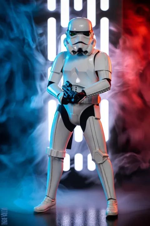Figura Star Wars - Stormtrooper (Semi Novo) Hot Toys 1/6