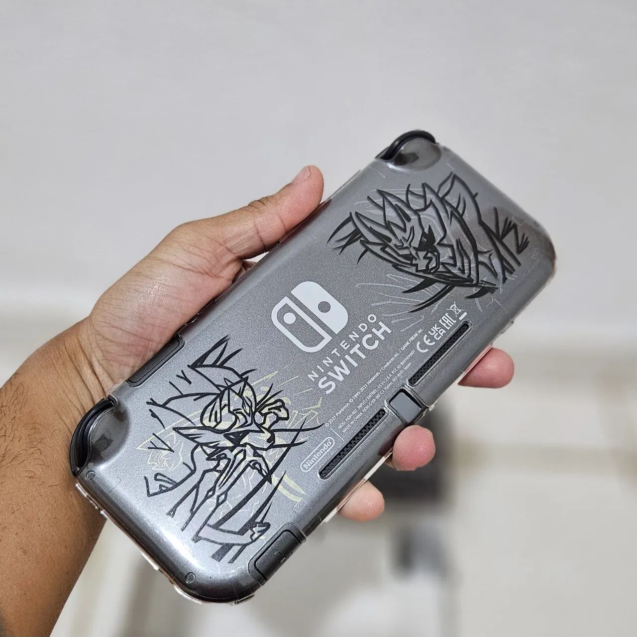 Nintendo Switch lite Edição Pokemon Dialga Palkia Consoles de