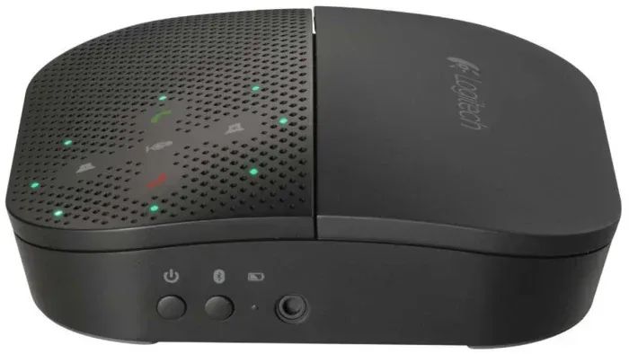 Microfone de Mesa - Logitech Speakerphone P710e para Videoconferência - Foto 3