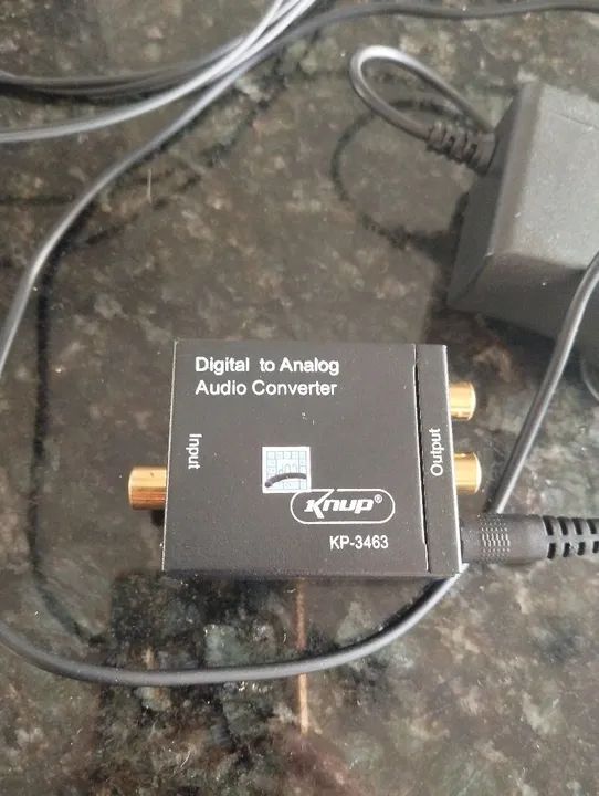Conversor Digital para Áudio Analógico K-NUP KP-3463