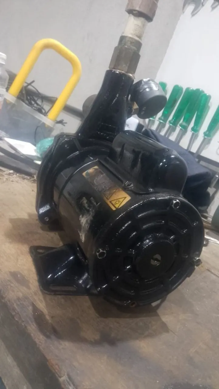 Bomba d'água com motor elétrico