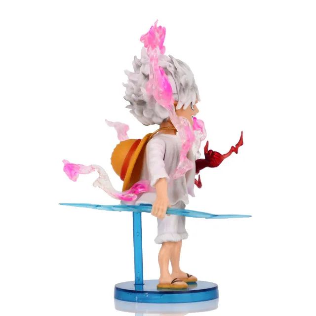 Miniatura Monkey D. Luffy Gear 5 Nika - One Piece - Action Figure do Deus do Sol - Foto 3