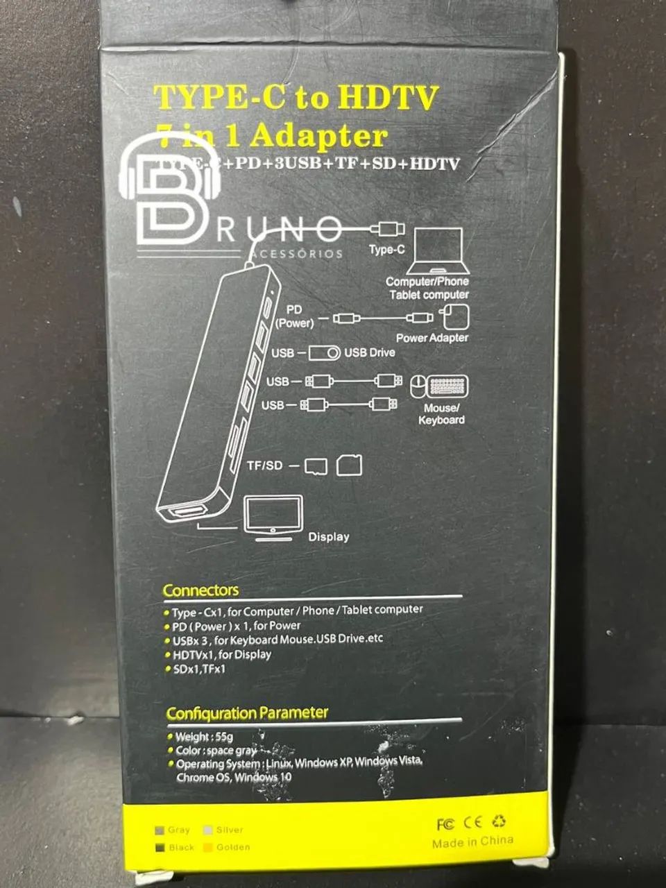 Adaptador Tipo C para HDTV 7 em 1 - Foto 2