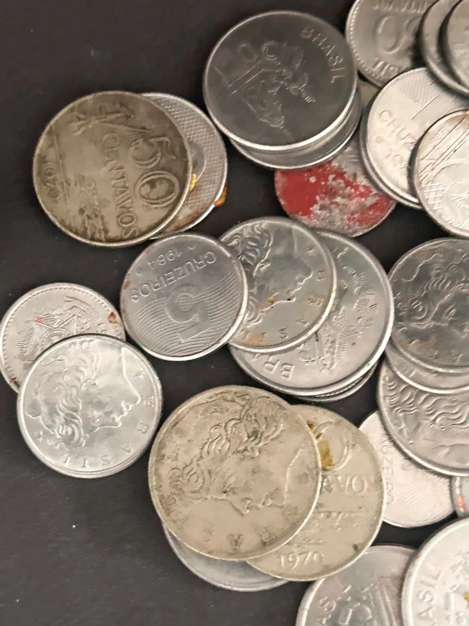 Lote de moedas antigas do Brasil  - Foto 2