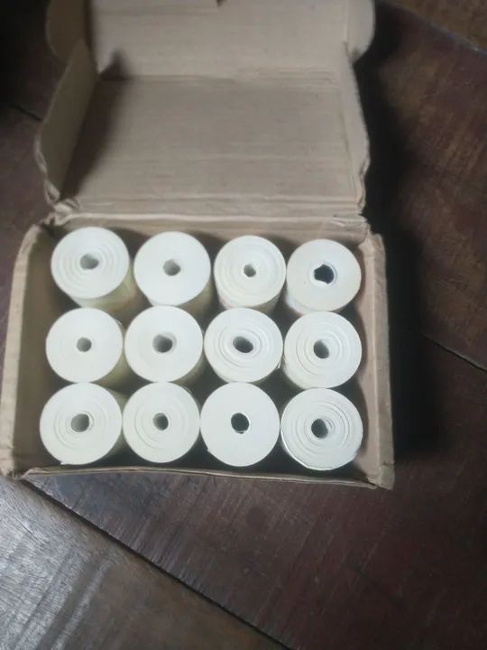 Rolos de Papel para Impressora Térmica - 12 unidades
