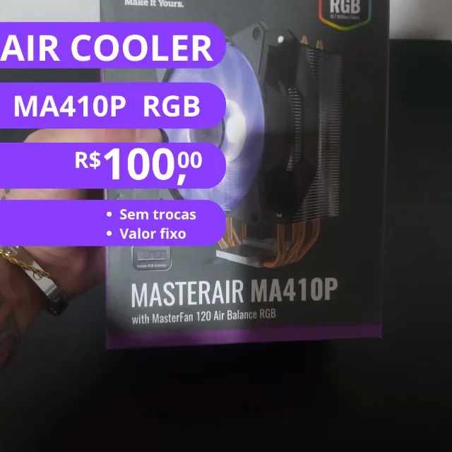 AIR COOLER RGB | 120mm | Cooler Master MA410P 