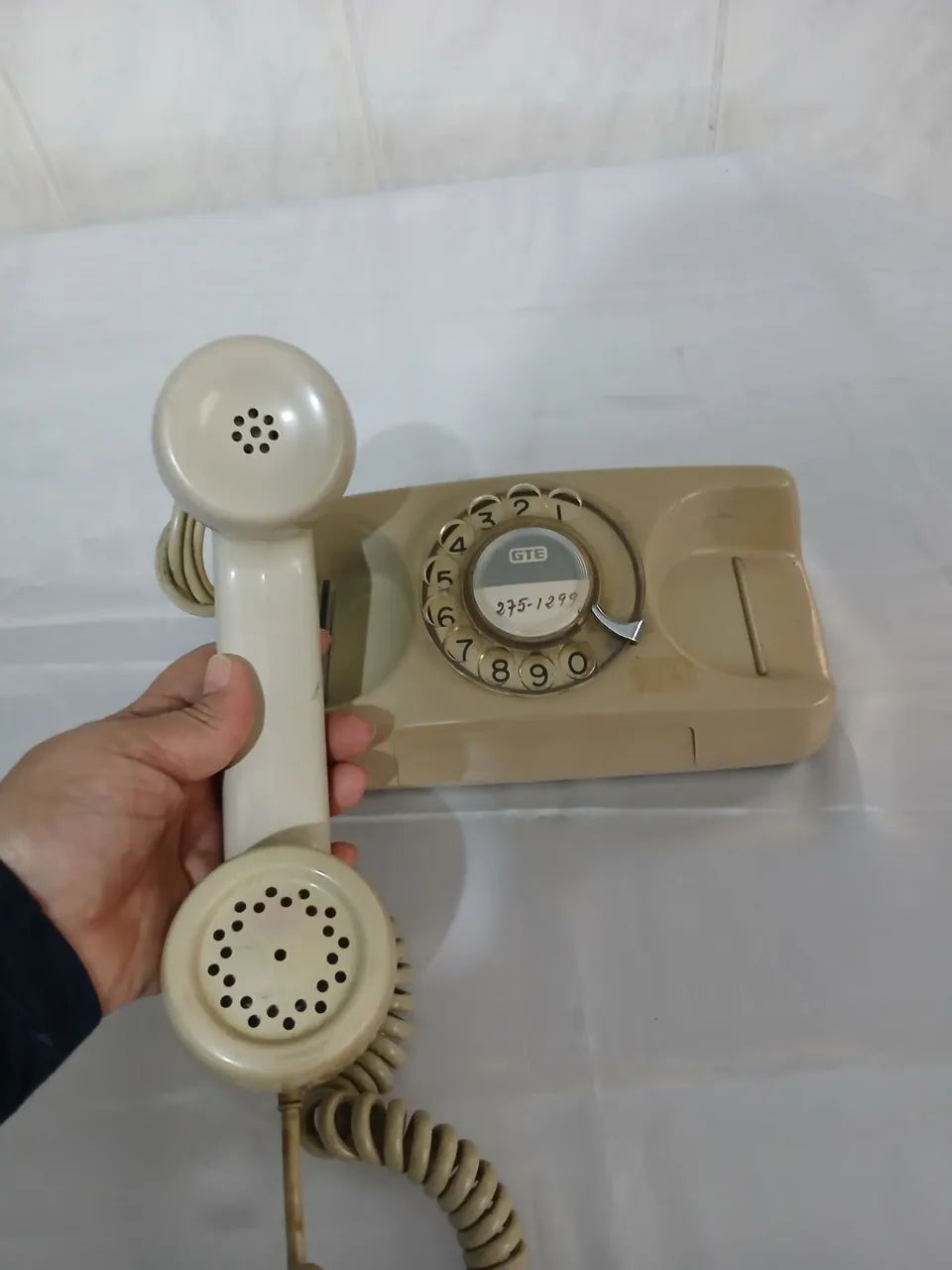 Telefone tijolinho de disco antigo  - Foto 2