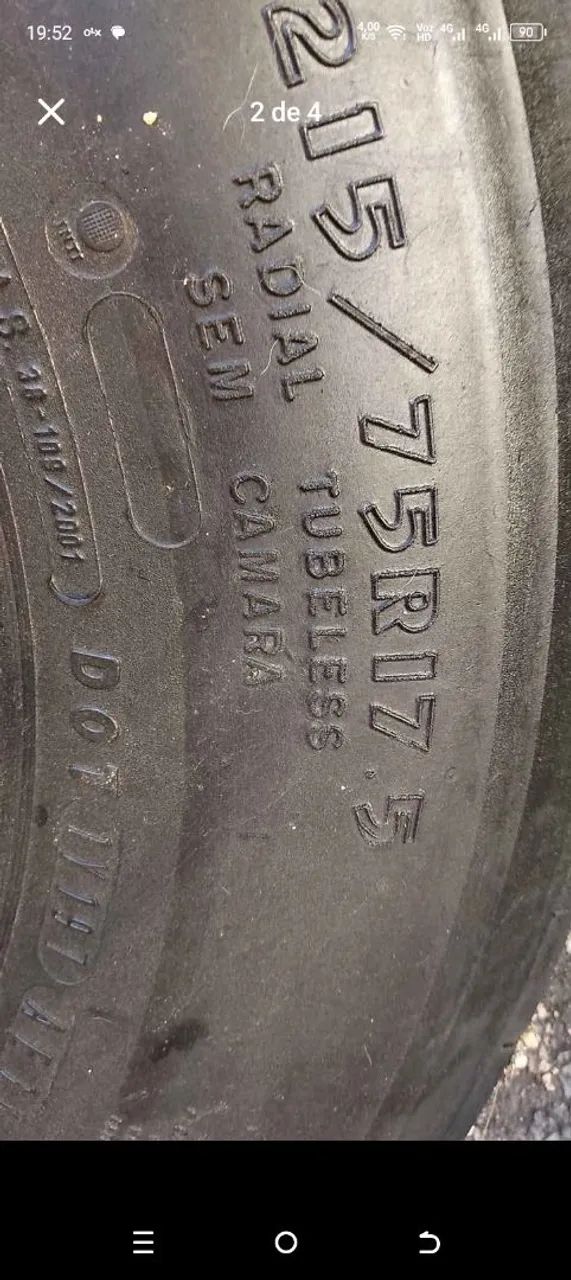 Pneu aro 17 para caminhão 3/4 - Foto 3