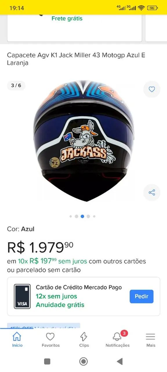Capacete AGV K1 Jack Miller 43 - Moto GP - Foto 2