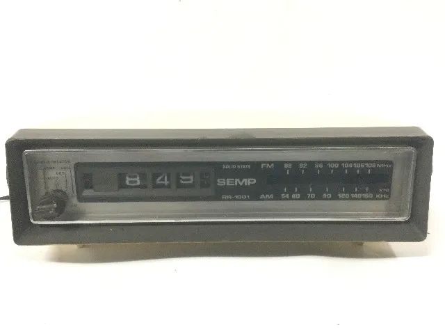 radio relogio antigo semp 