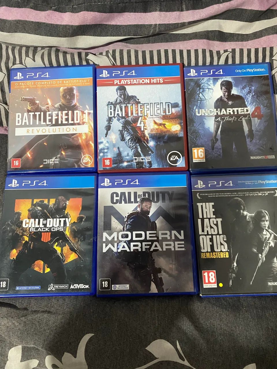 Lote de Jogos PS4 - Todos originais - Jogos de Vídeo Game