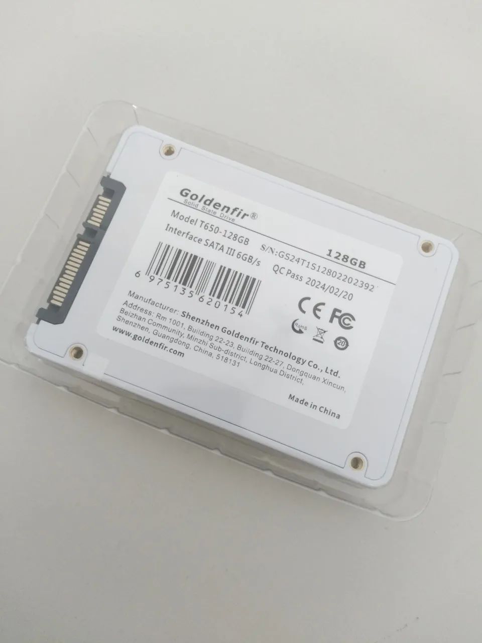 SSD 128GB 2.5 SATA III 6GB/s Goldenfir T650 ORIGINAL - Foto 2