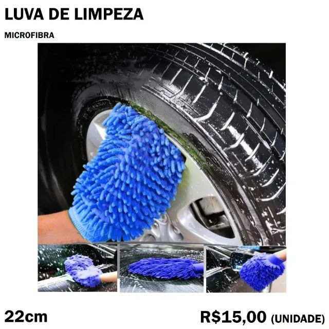 Luva de Limpeza de Microfibra