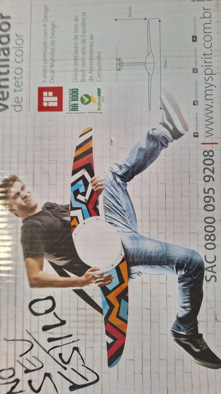 Ventilador de teto 64312006768385122