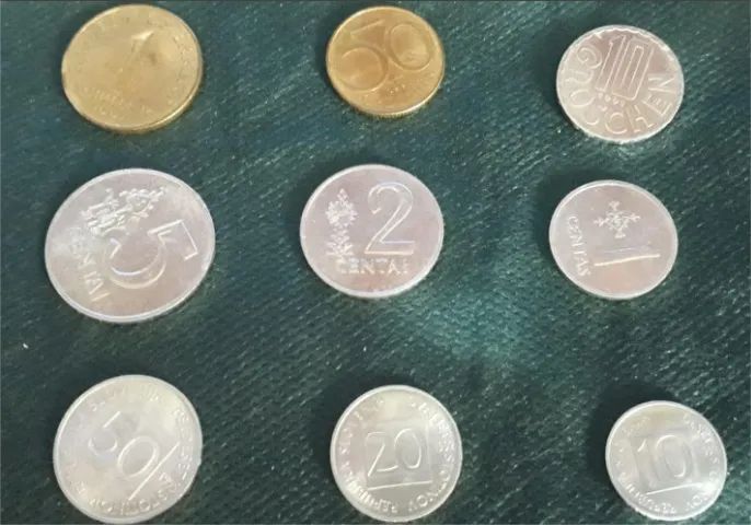 Moedas antigas Lote(9) (Áustria,Lituânia e Eslovênia) - Foto 2