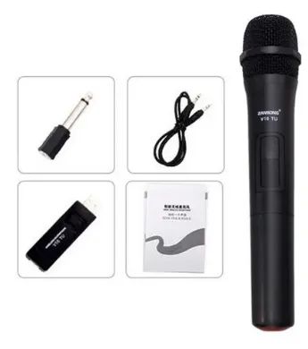 Microfone Sem Fio Dinâmico Usb -z1088 - Foto 4