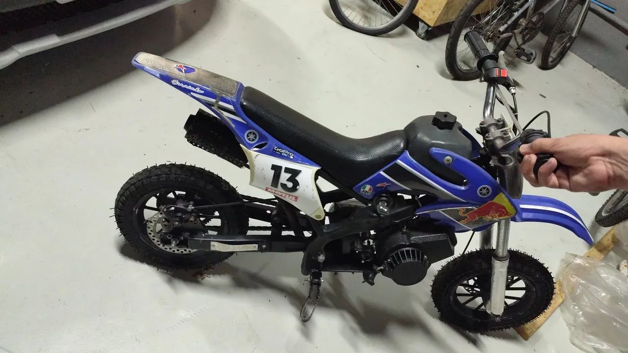 Mini moto trilha aro 8