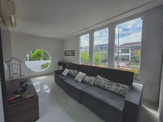COND. RENAISSANCE. 3 SUÍTES, SALA PARA 2 AMBIENTES, 100% MOBLIADA. 4 VAGAS.