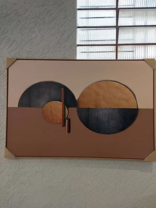 Quadro abstrato moderno para decoração