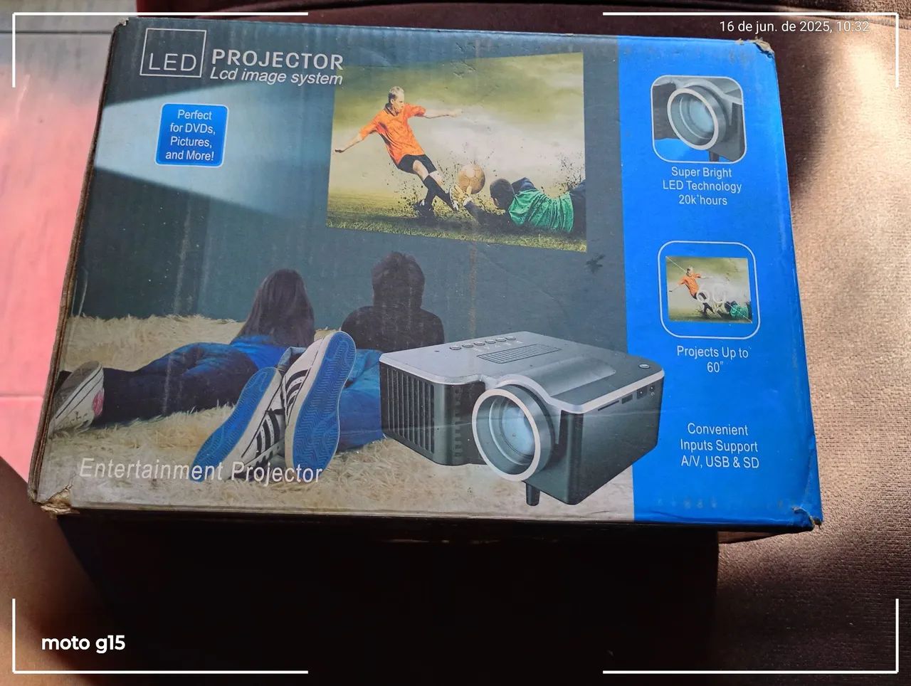 Projetor LED Lcd Image System - Perfeito para DVD's