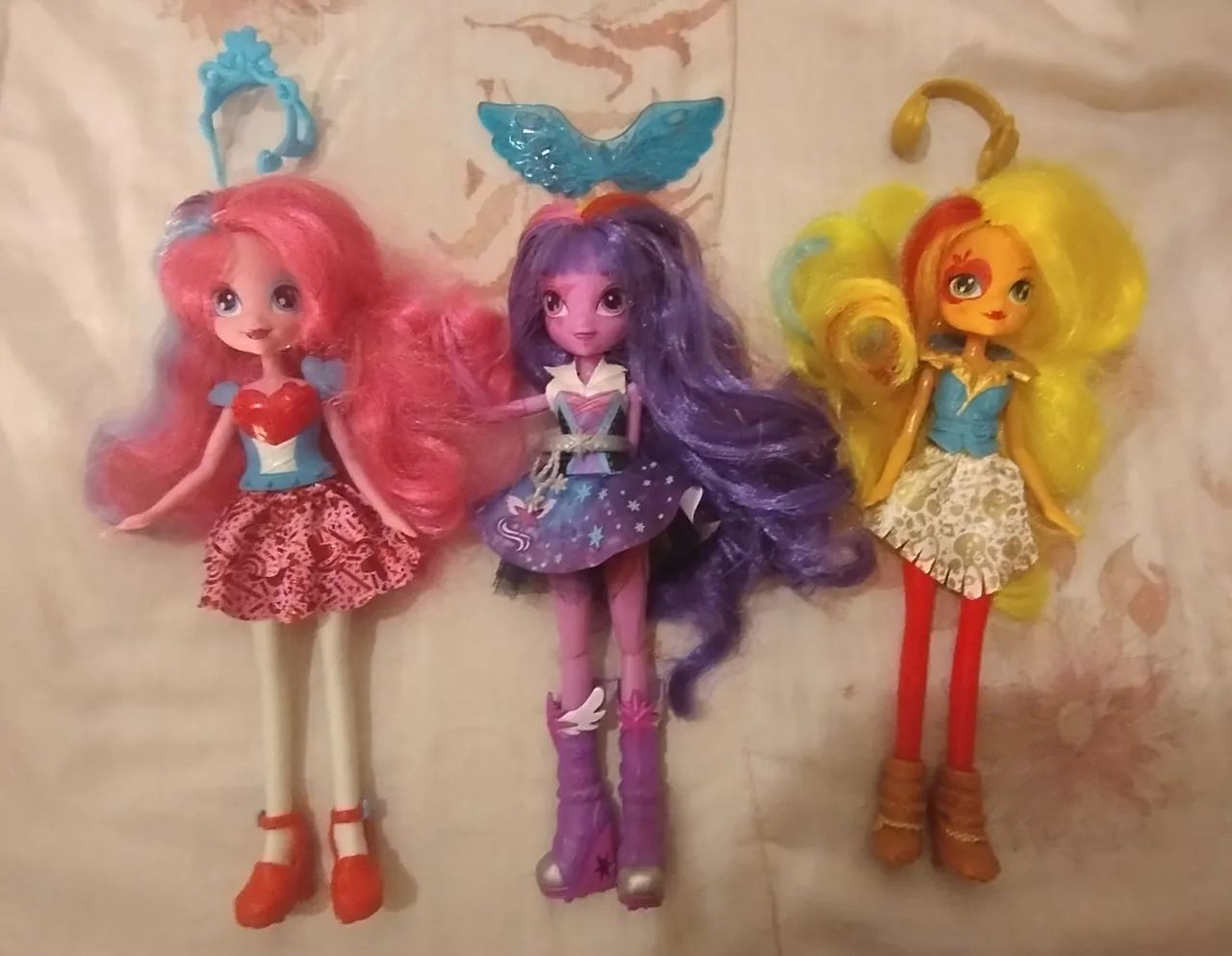 Bonecas My Little Pony - Pinkie Pie, Twilight Sparkle e Applejack (VENDO POR UNIDADE)