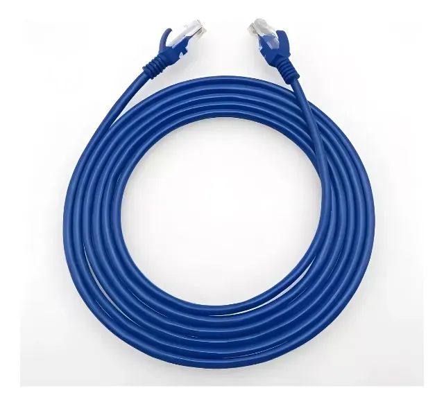 Cabo It Blue Rede Rj45 Cat5e 1,5 Metro Azul Montado/testado - Foto 2