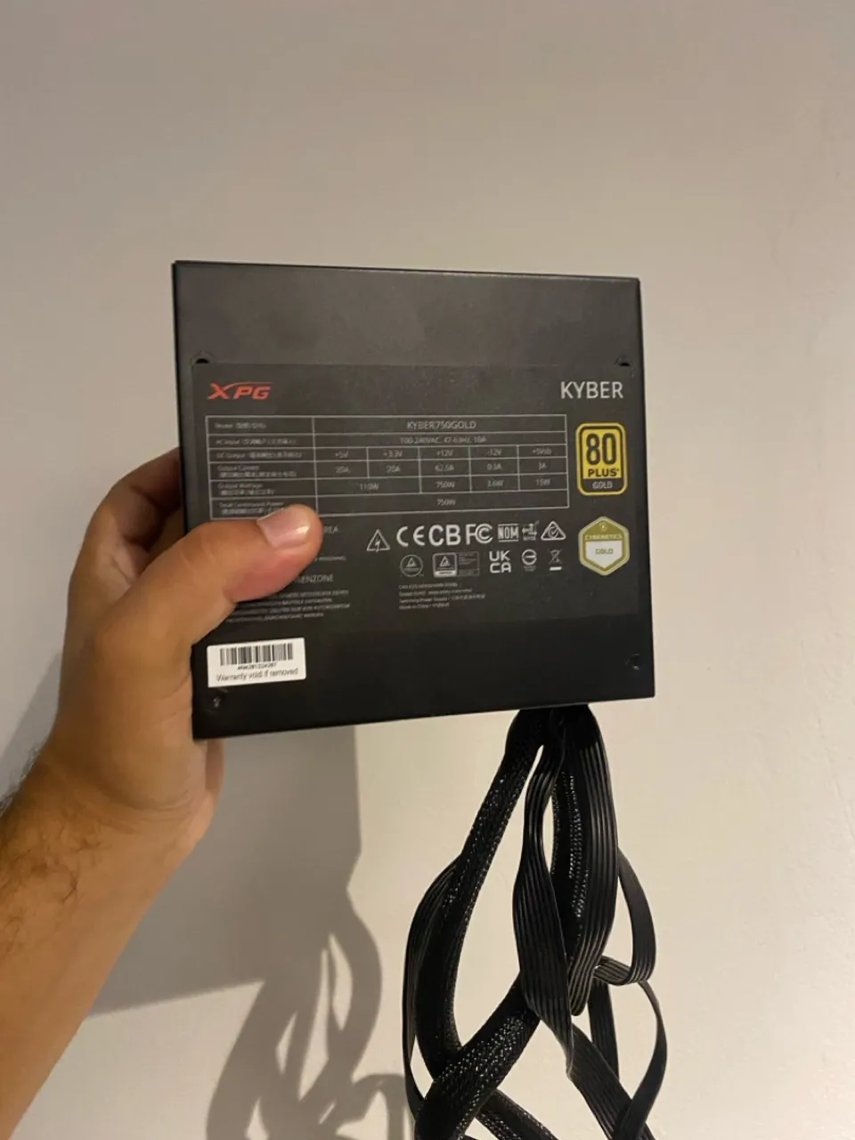 Fonte XPG Kyber 750W 80 Plus Gold