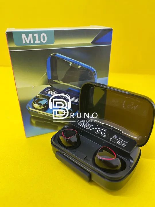 Fone de Ouvido Bluetooth M10 - Novo444716984377681921