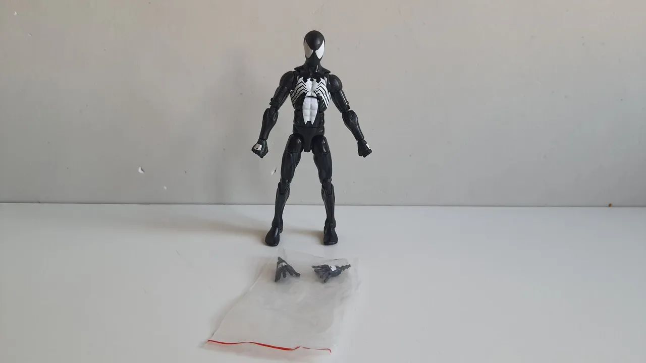 Action Figure Spider-Man Symbiote Bootleg Versão 