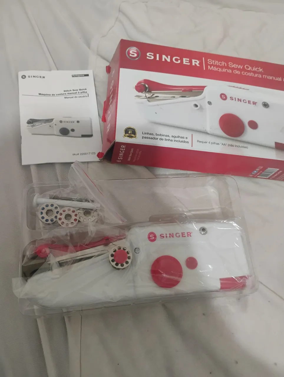 Vendo Máquina de Costura Portátil Singer Stitch Sew Quick