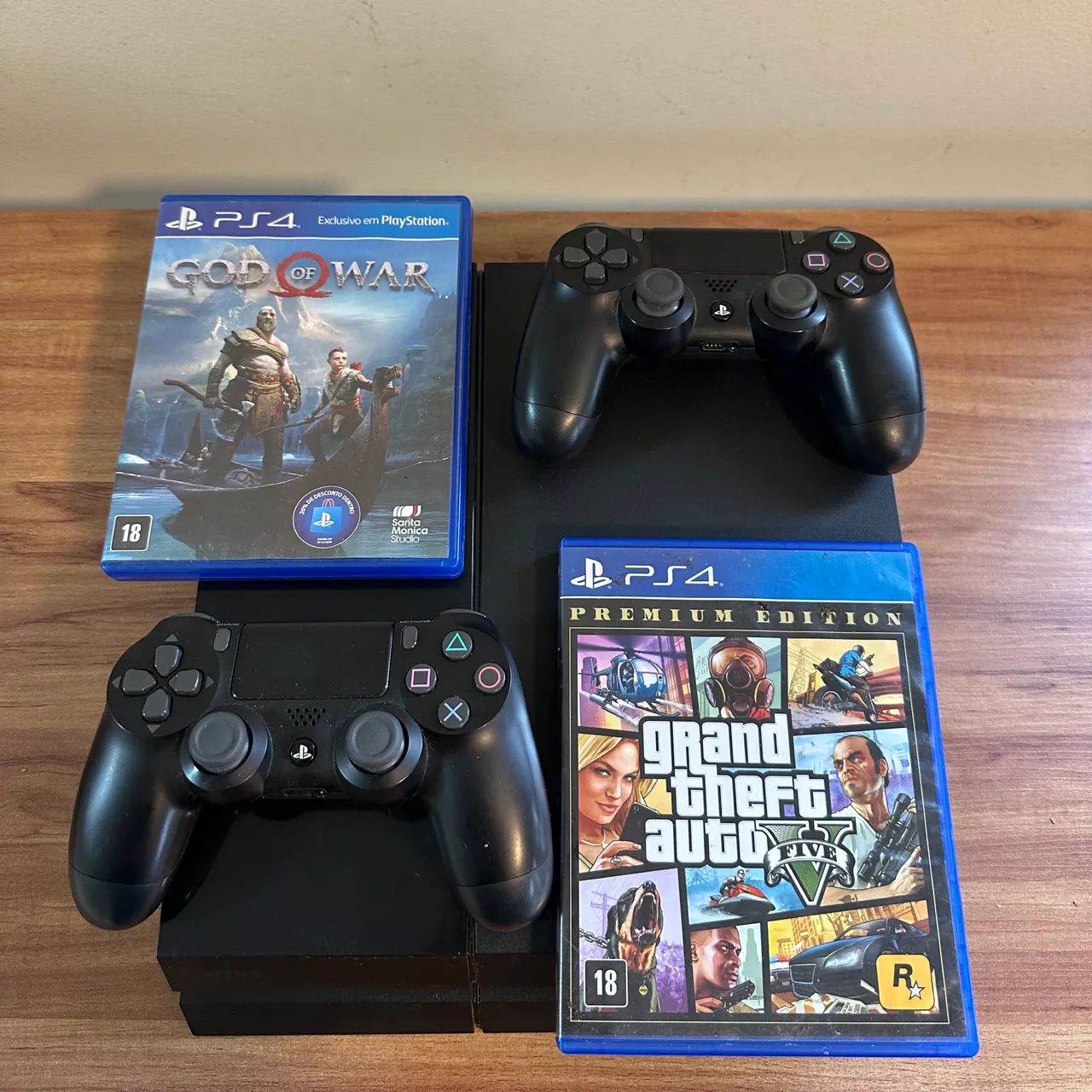 Ps4 com jogos, aceito cartão !