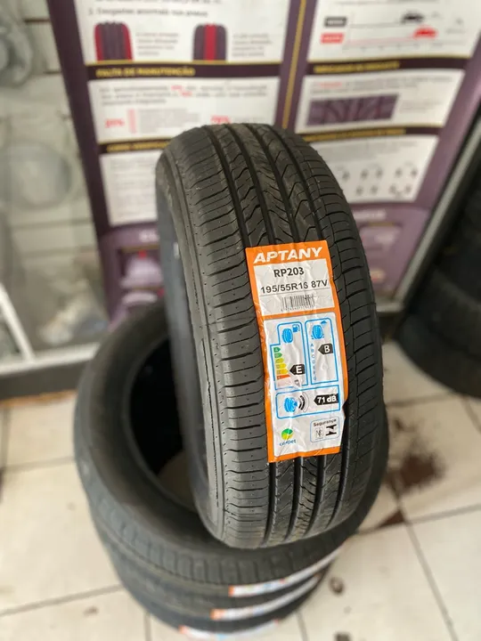Pneu original 195/55/16 marca Aptany (instalação gratuita)