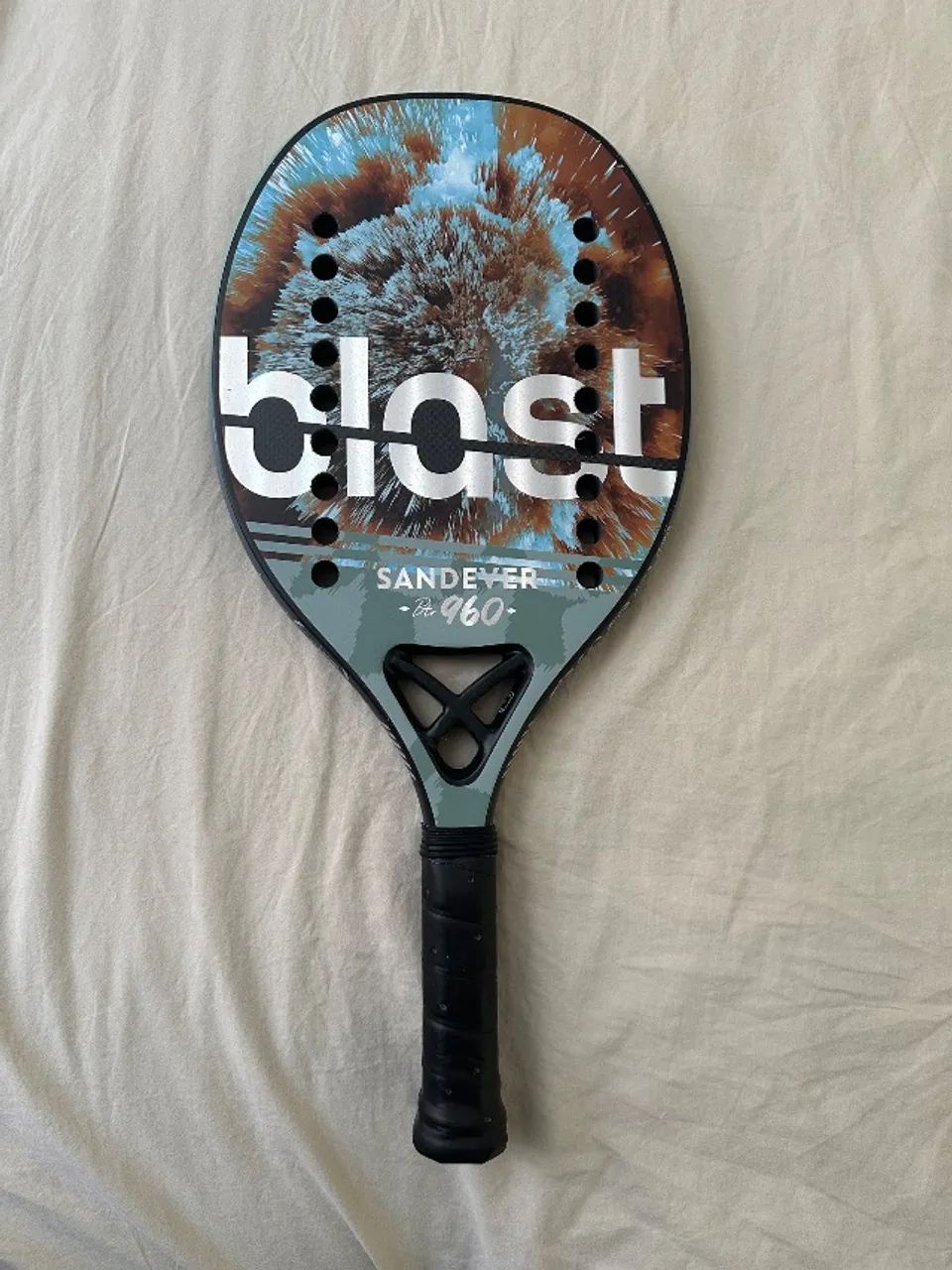 Raquete beach Tennis Blast 960 Sandever 3K fiber carbono - Foto 3