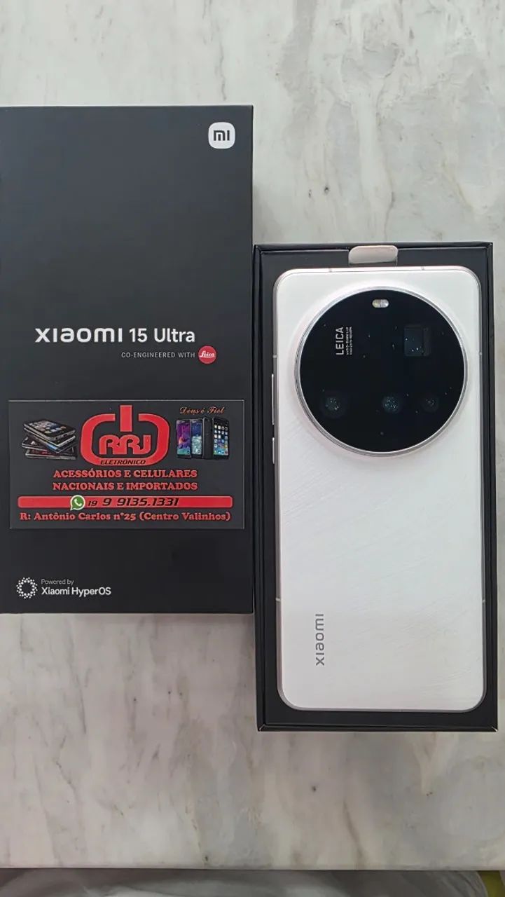 Xiaomi 15 Ultra ホワイト 16/512gb Global Produtos com até 15 OFF no PIX KaBuM