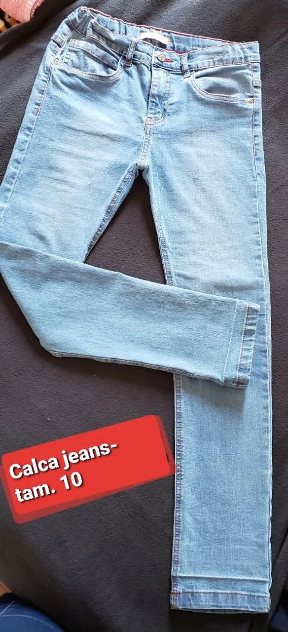 Calça Jeans Inf. Tam. 10 - Foto 2