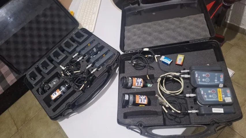 08 DOSIMETROS 01dB WED007 ,03 CALIBRADORES COMPLETOS MARCA 01DB 2 MALETAS - Foto 6