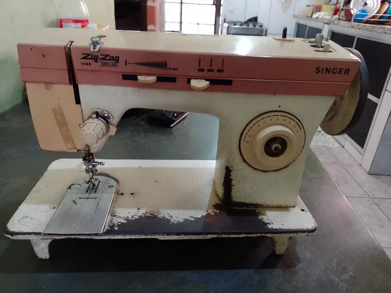 Máquina de Costura Singer Zig Zag Super Luxo 1996