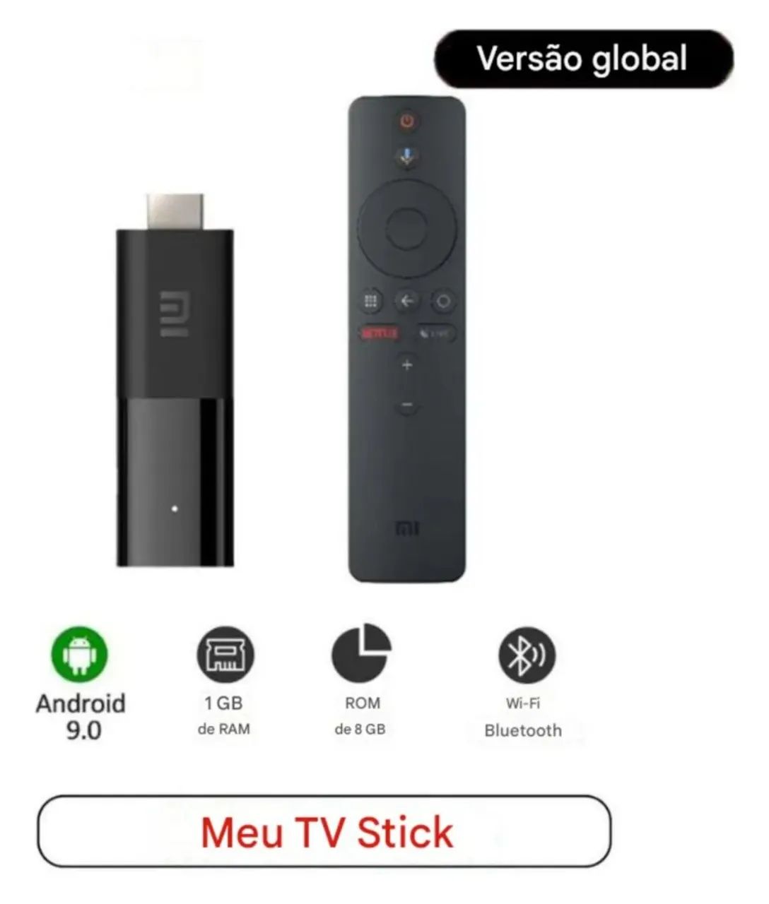 Mi tv stik 10302-20-09185 homologado Anatel 4k controle de voz  - Foto 6