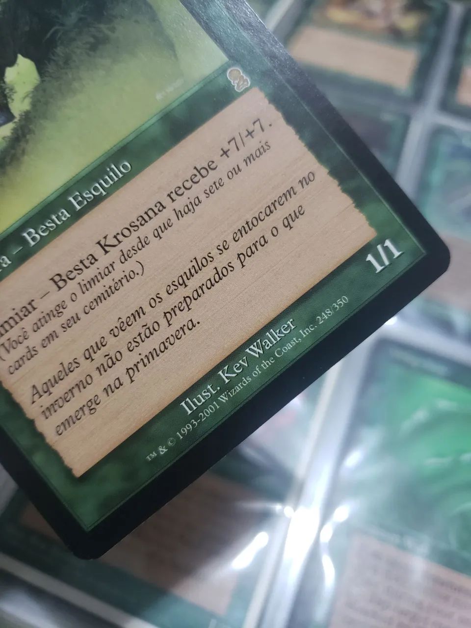 Carta Besta Krosana - Magic the Gathering  - Foto 5