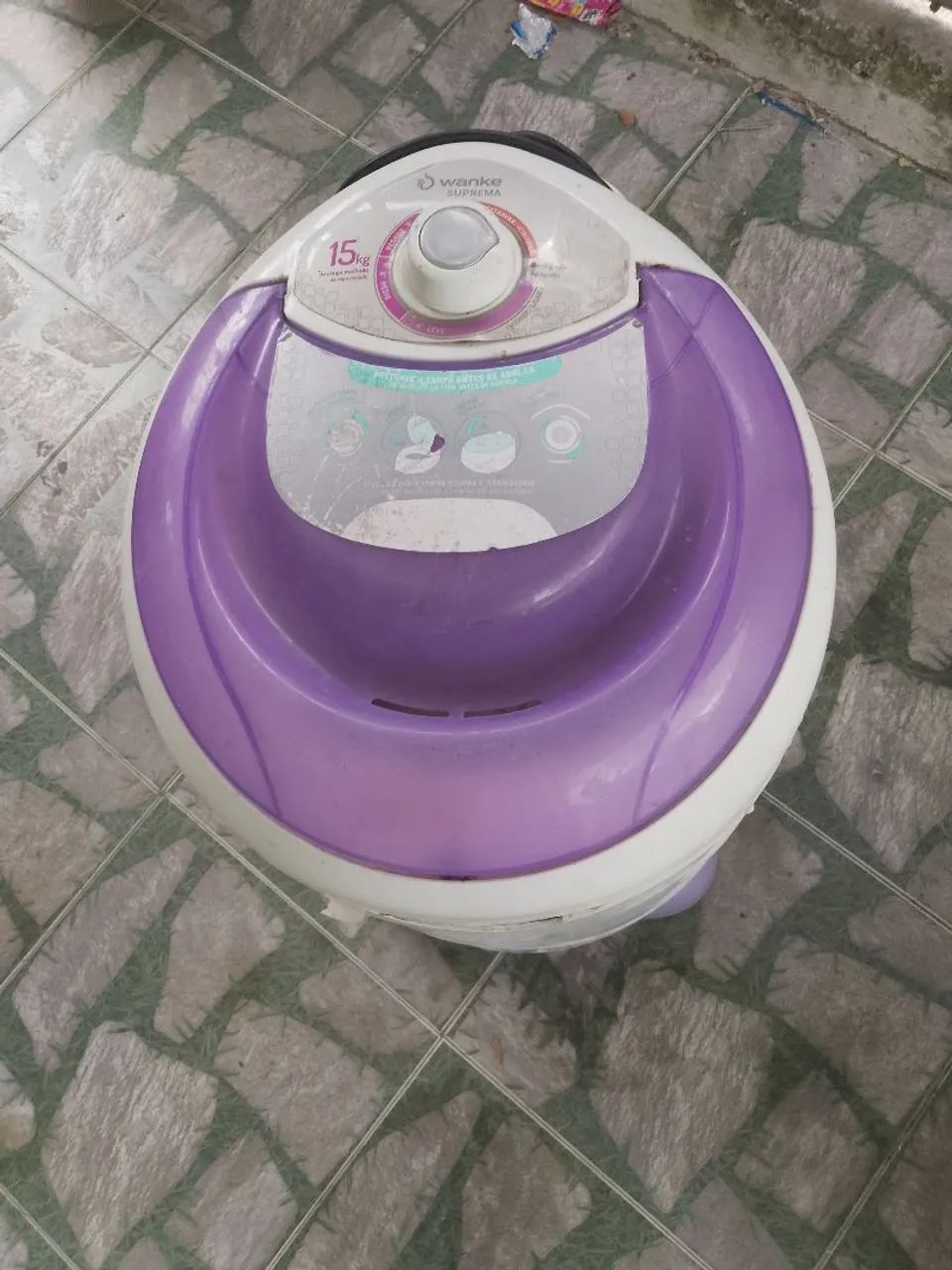 Centrífuga de roupa 15kg