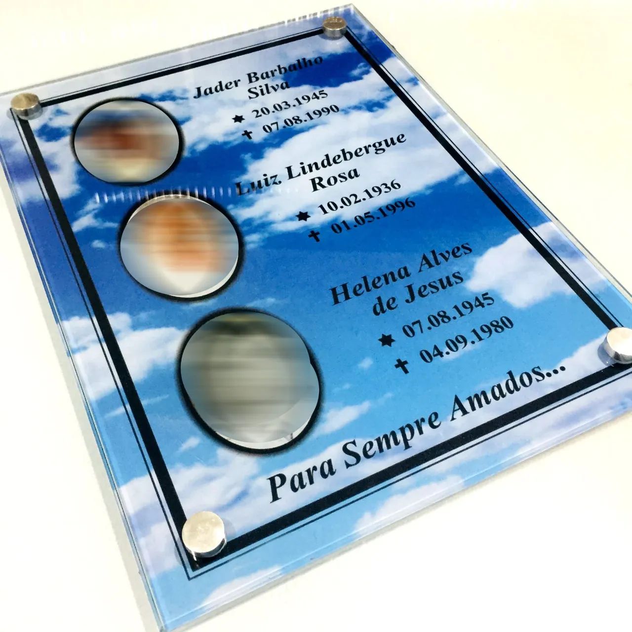 Placa Memorial Personalizada