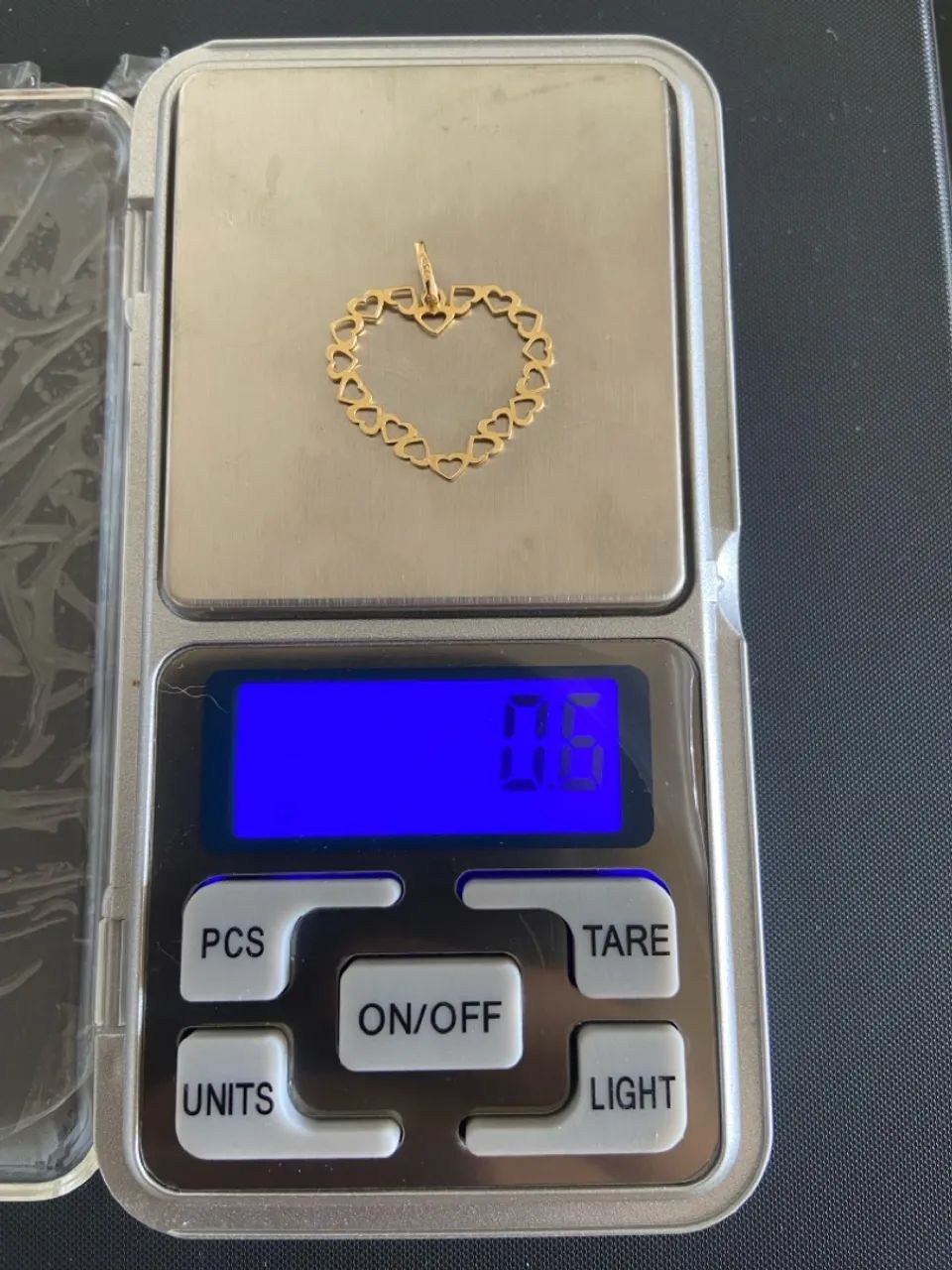 Pingente de coração em ouro 18k - Foto 3