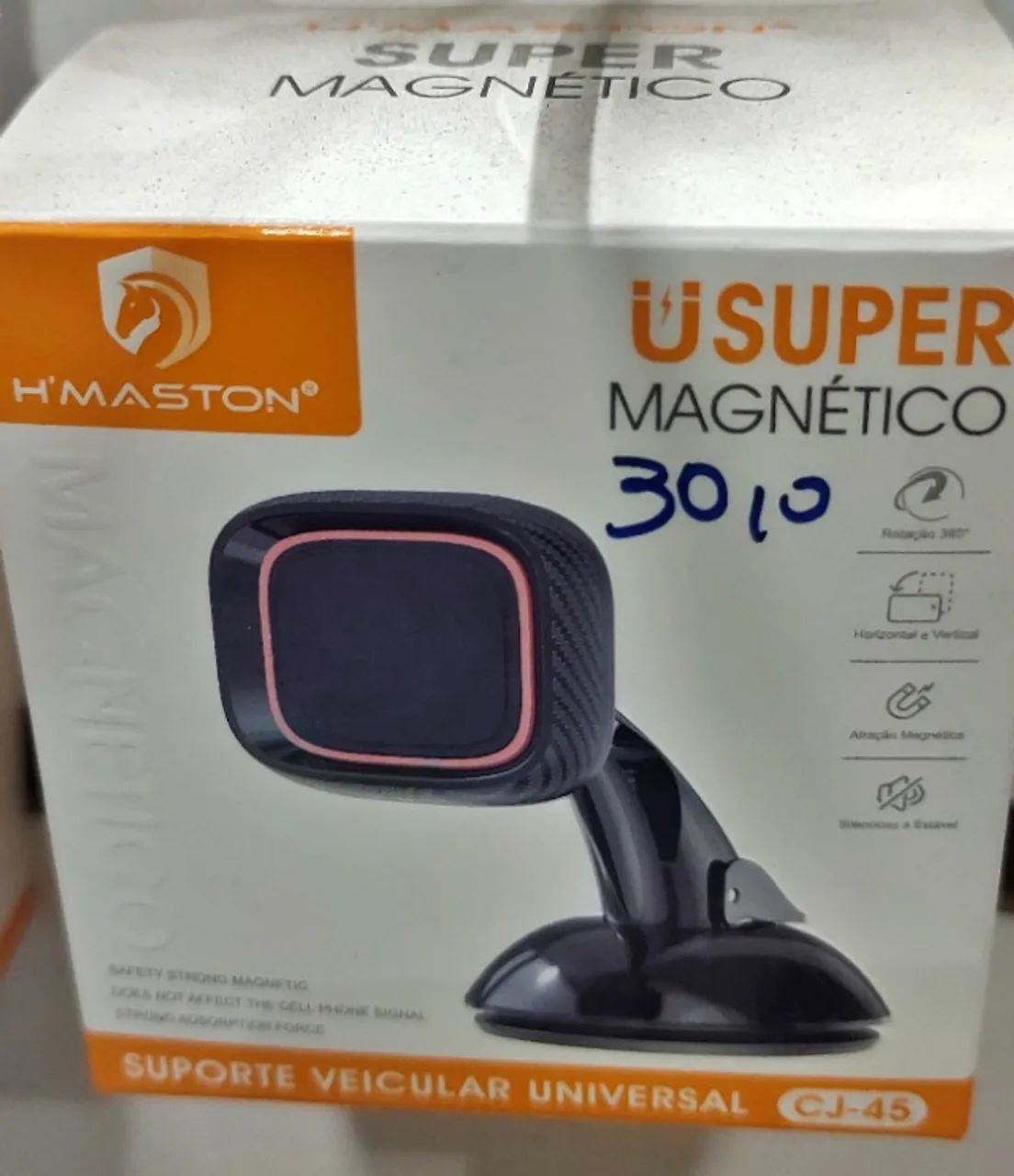 Suporte Celular Magnético Ajustável Alumínio Hmaston Cj-45 - Foto 2