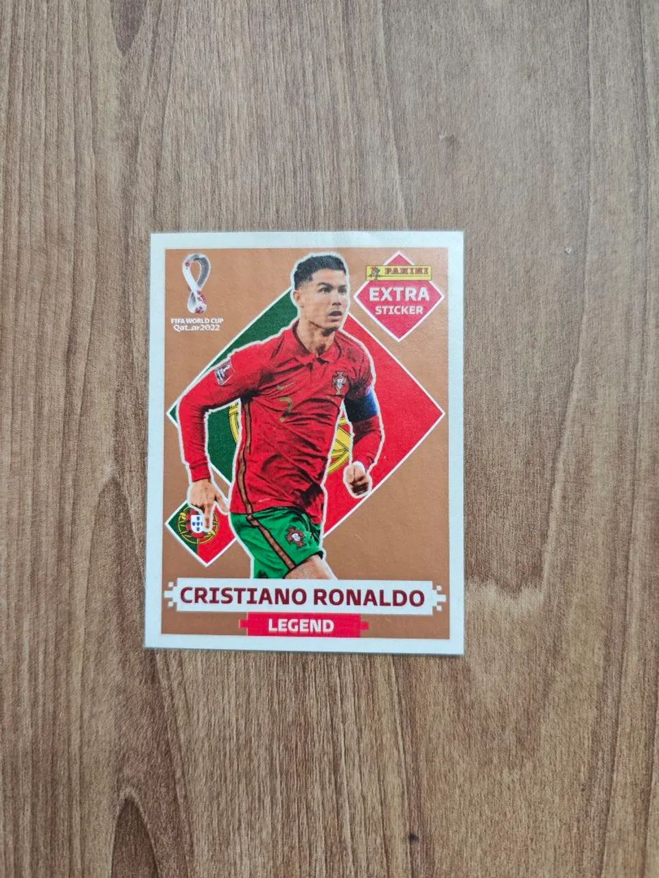 Figurinha Cristiano Ronaldo Extra - Copa do Mundo 2022