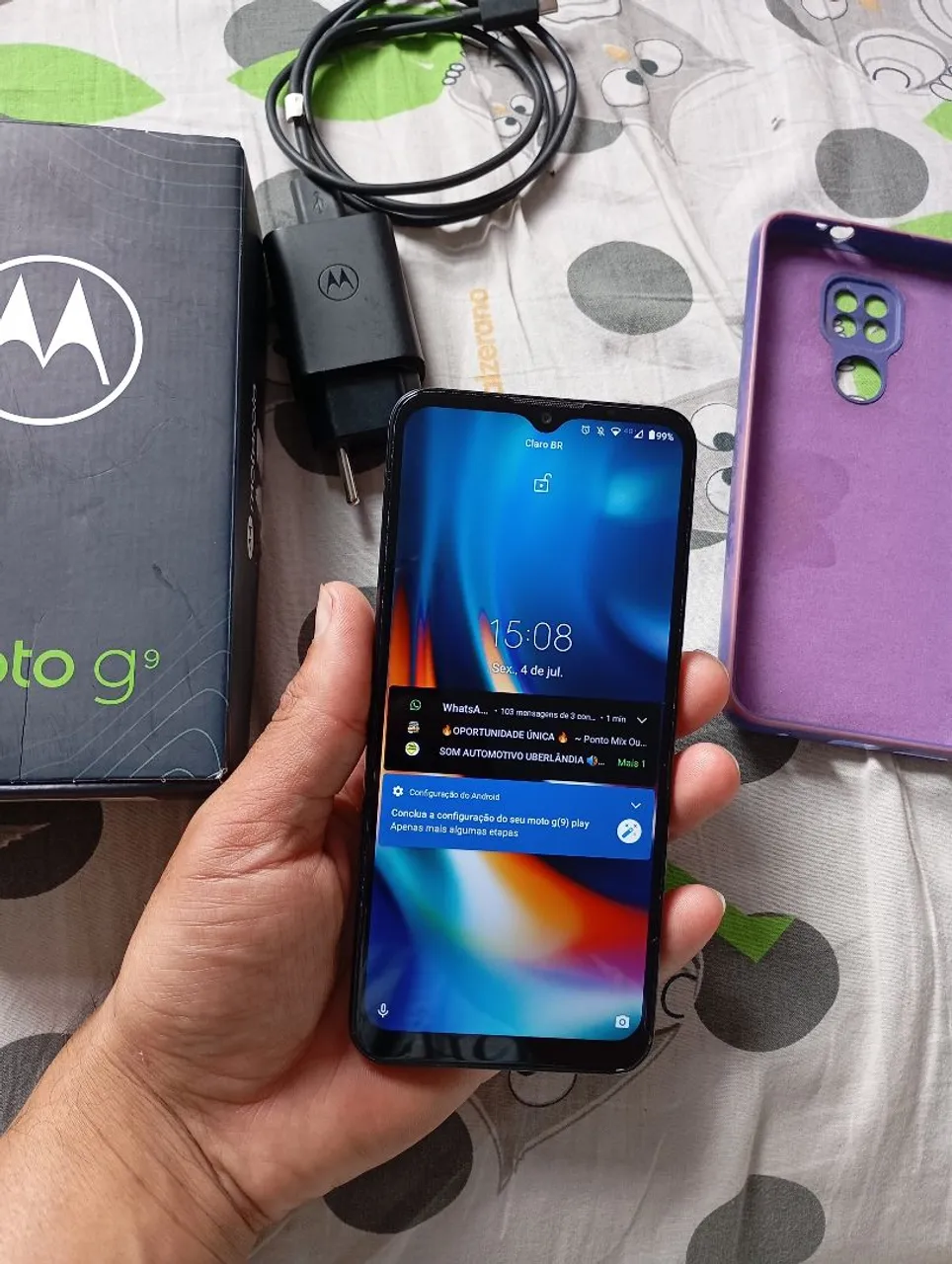 Moto g9 play leia descrição
