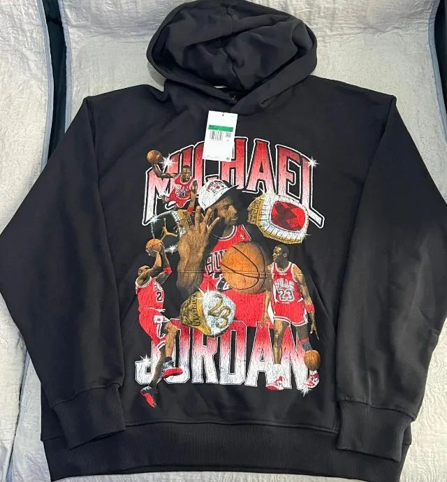 Blusão Jordan Vintage com Capuz Flight Fleece GFX