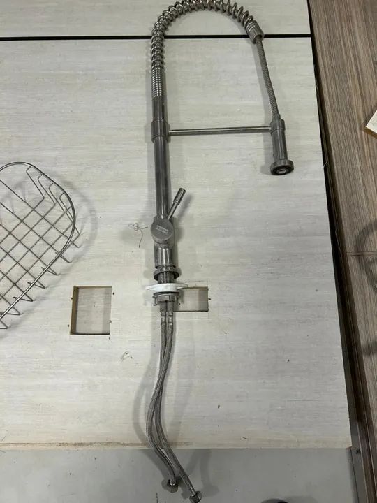 Torneira Gourmet Monocomando Inox Para Cozinha Franke